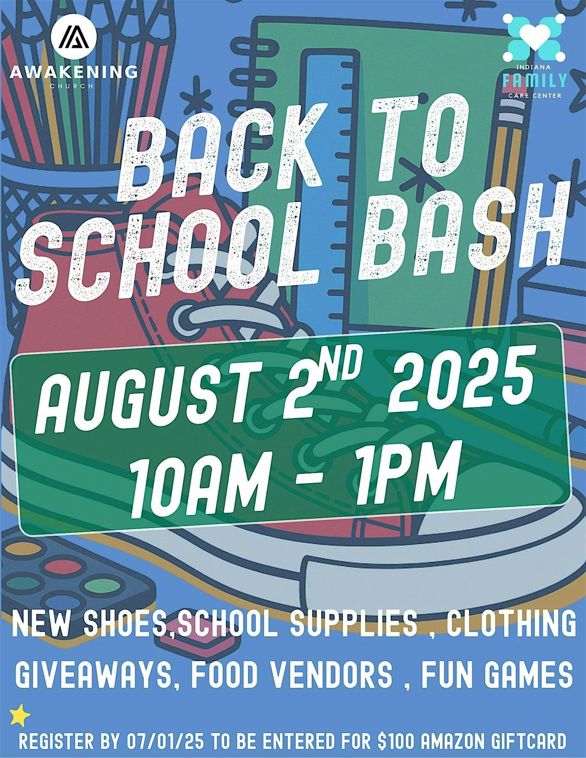 Back to School Bash - 2025, 2 August | Event in Huntington | AllEvents