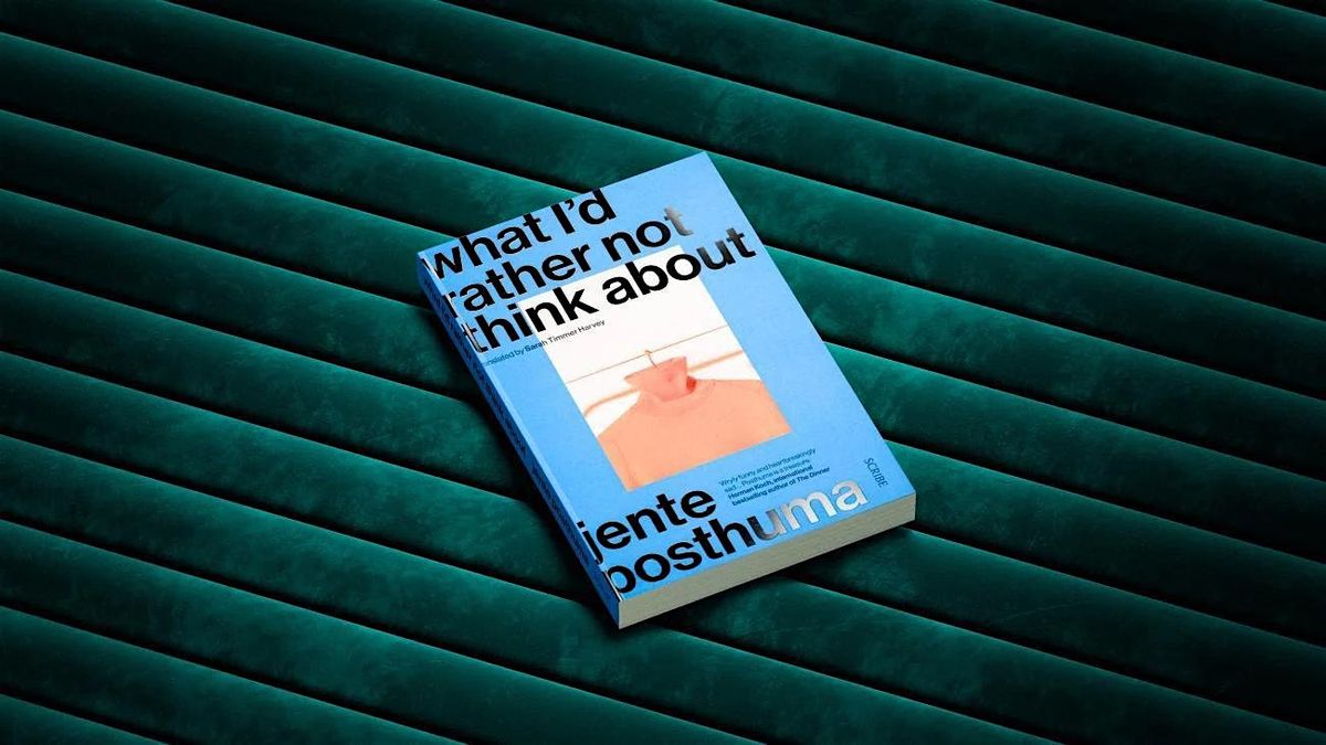 Discussing What I'd Rather Not Think About by Jente Posthuma, 28 November | Event in Barcelona | AllEvents