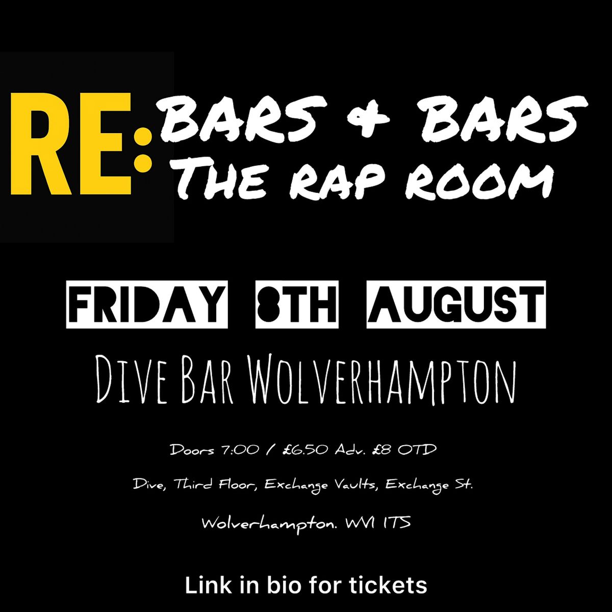 RE: bars + bars | Event in Wolverhampton | AllEvents