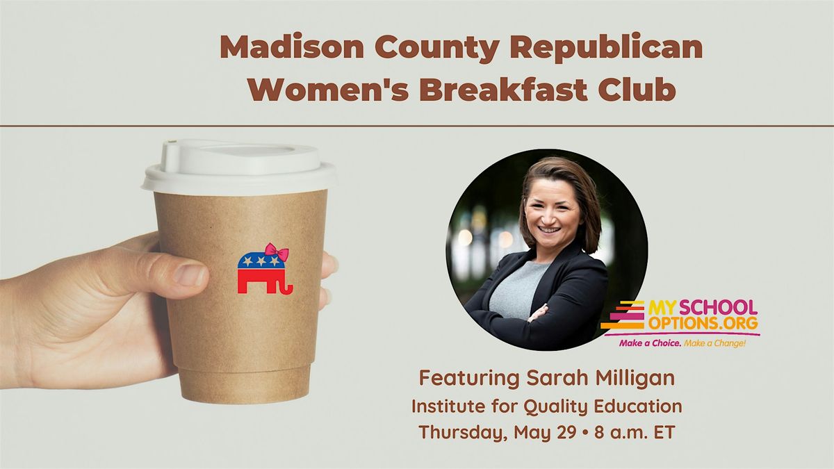 Madison County Republican Women's Breakfast Club, 29 May | Event in Anderson | AllEvents