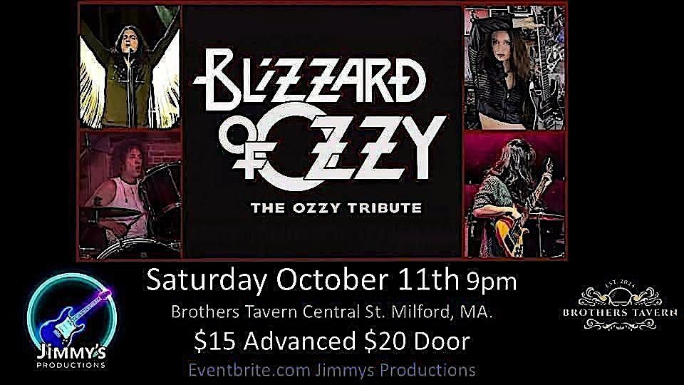 Ozzy Osbourne Tribute- Blizard of Ozzy, 11 October | Event in Milford | AllEvents