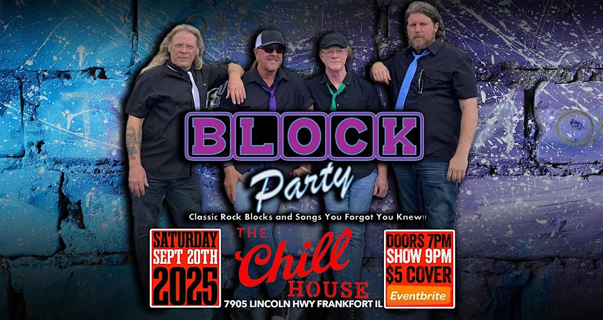 Block Party Band at The Chill House, 20 September | Event in Frankfort | AllEvents