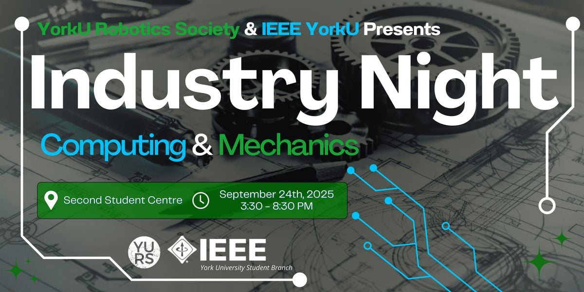 Industry Night: Computing and Mechanics, 24 September | Event in Toronto | AllEvents