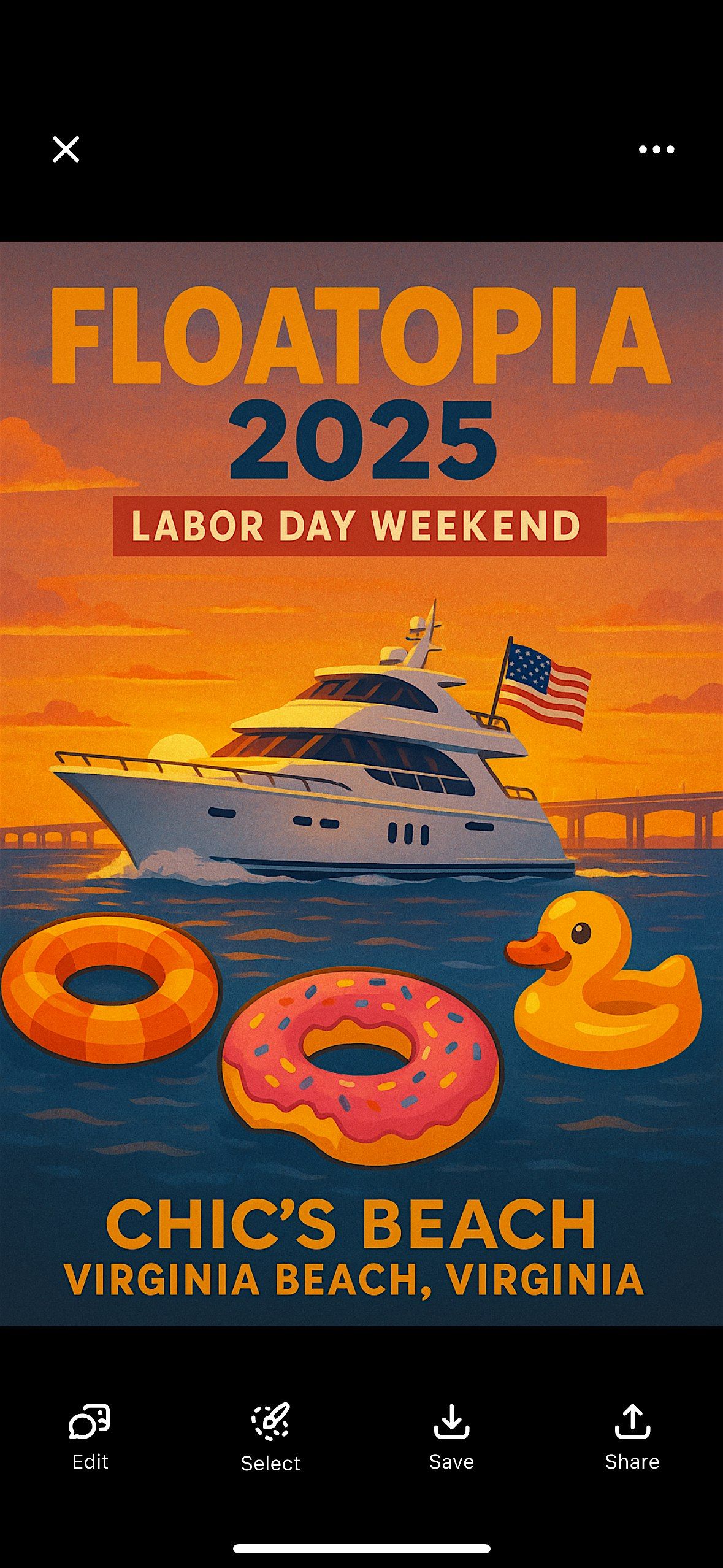 Floatopia 2025 Labor Day Weekend, Chic's Beach, Virginia Beach, 30 ...