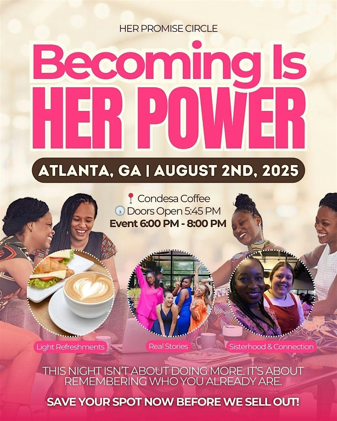 Her Promise Circle Presents : Becoming Is Her Power, 2 August | Event in Atlanta | AllEvents