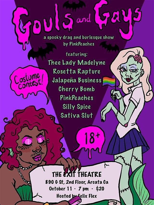 Ghouls and Gays! A Halloween Burlesque and drag show, 11 October | Event in Arcata | AllEvents