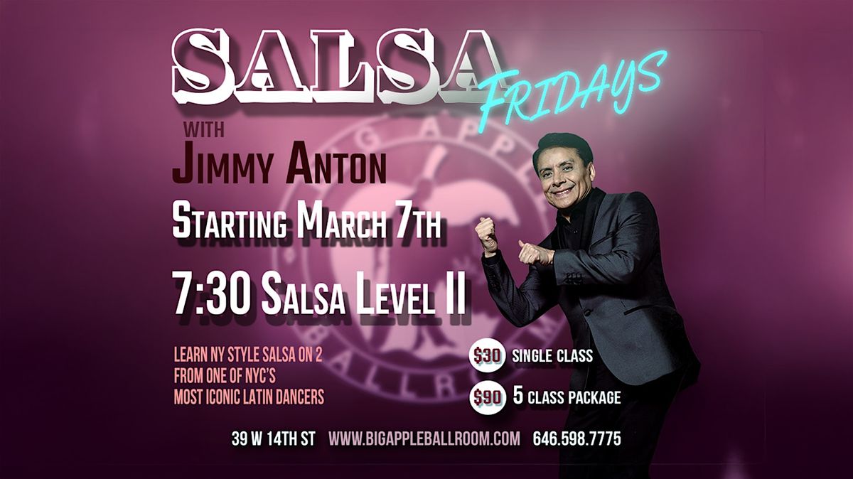 Salsa Level II with Jimmy Anton in New York | Event in New York | AllEvents