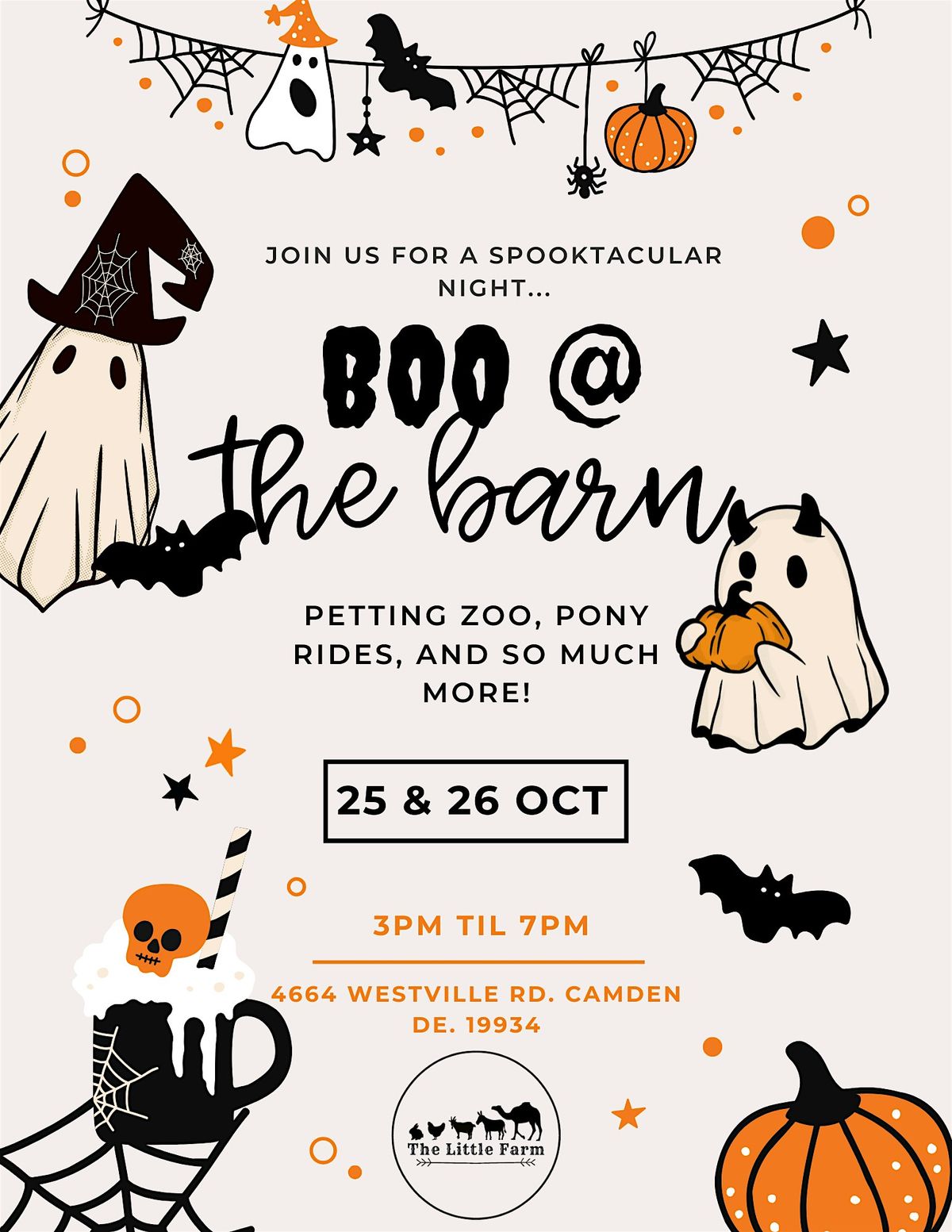 Boo @ The Barn, 25 October | Event in Camden-Wyoming | AllEvents
