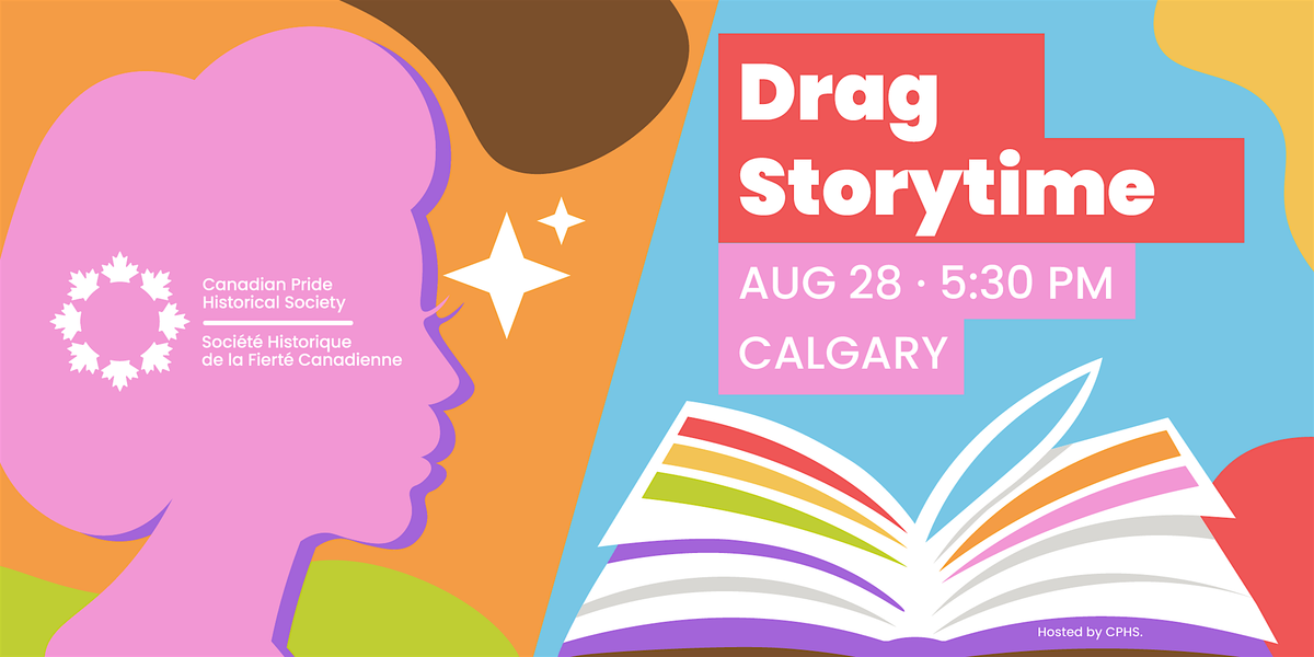 Drag Storytime with Canadian Pride Historical Society, 28 August | Event in Calgary | AllEvents
