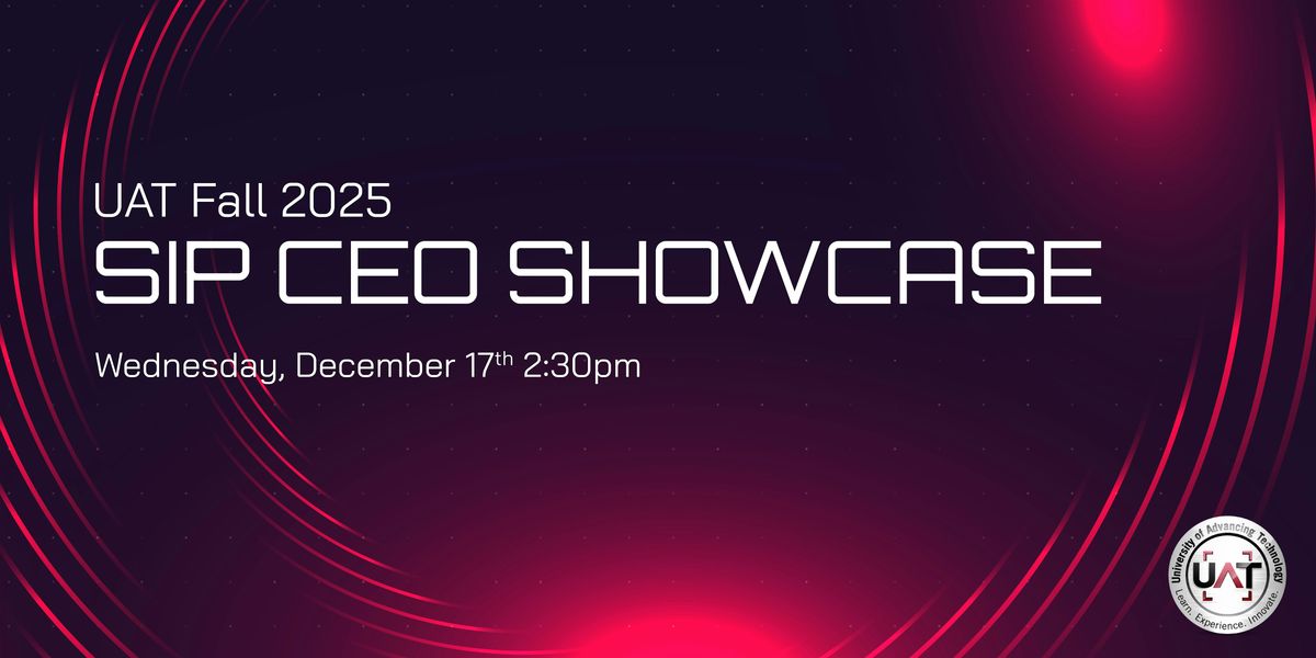 SIP Showcase: CEO Pitch, 17 December | Event in Tempe | AllEvents