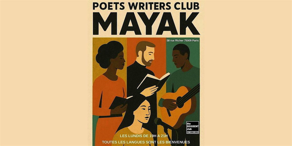[POETS & WRITERS CIRCLE] MAYAK x DISSIDENT : Organisé par Marko Kolomytskyi | Event in Paris | AllEvents
