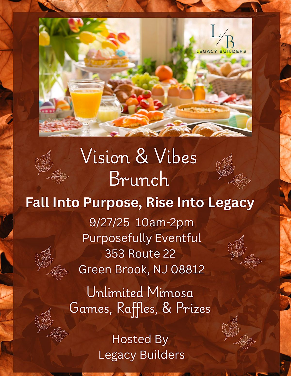 Vision & Vibes Brunch, 27 September | Event in Green Brook Township | AllEvents