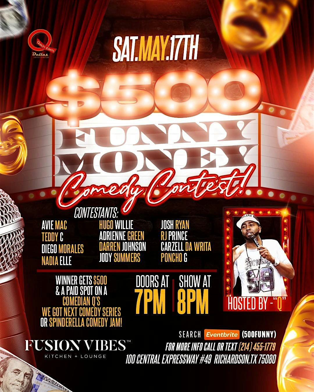 $500 comedy contest!, 17 May | Event in Richardson | AllEvents