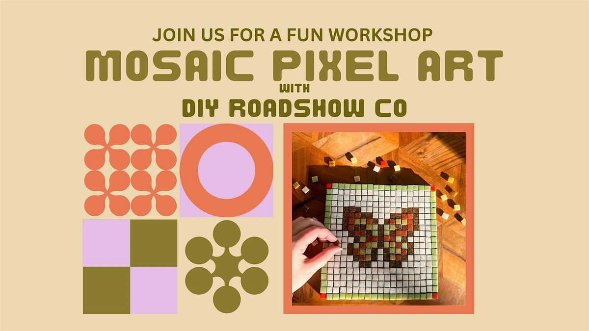 Craft & Sip: Mosaic Pixel Art Workshop, 13 July | Event in Petaluma | AllEvents