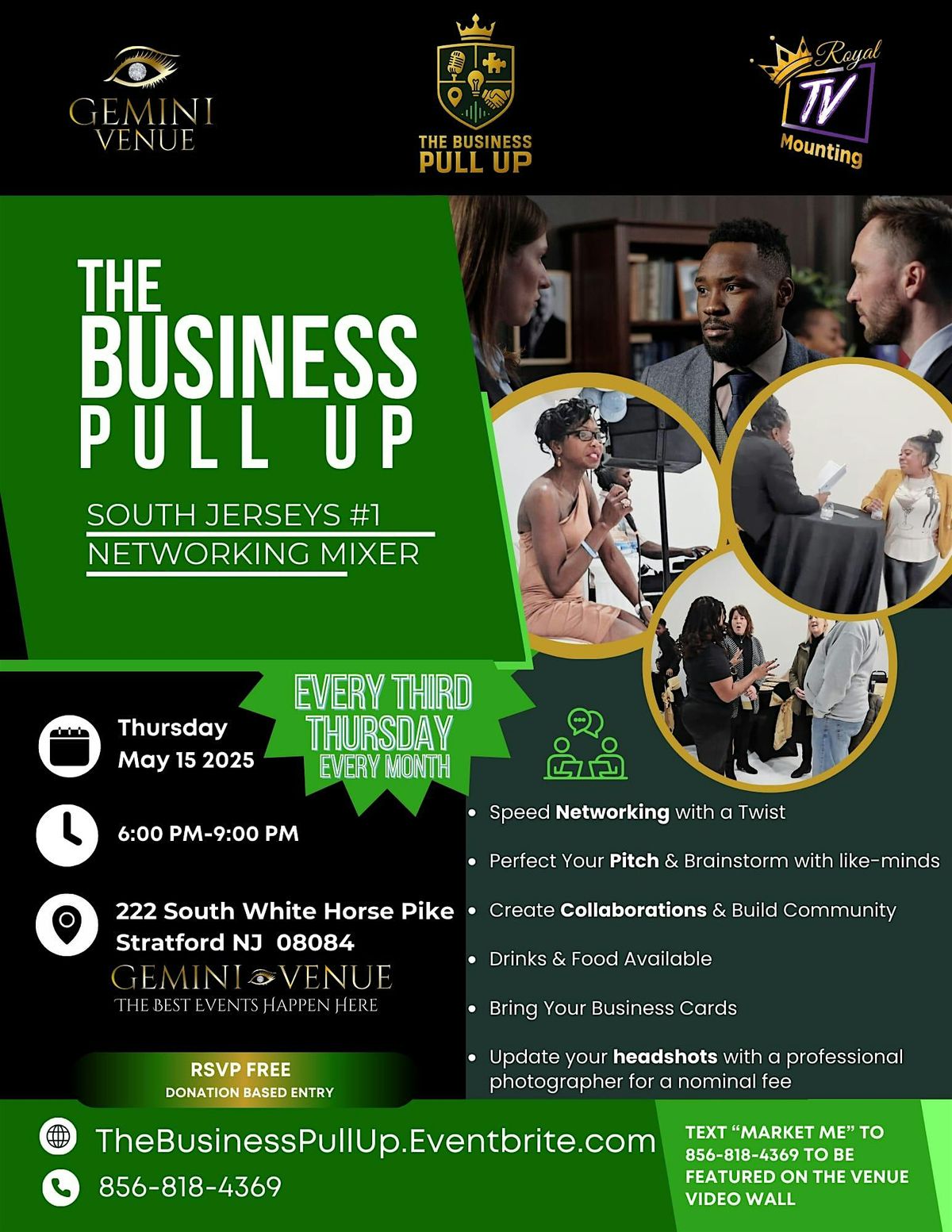 The Business Pull Up : South Jerseys #1 Networking Mixer, 15 May | Event in Stratford | AllEvents