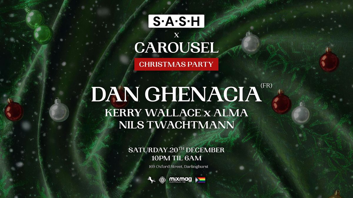 ★ S.A.S.H Sydney & Carousel Christmas Party ★ Dan Ghenacia ★ Sat 20th Dec ★, 20 December | AllEvents