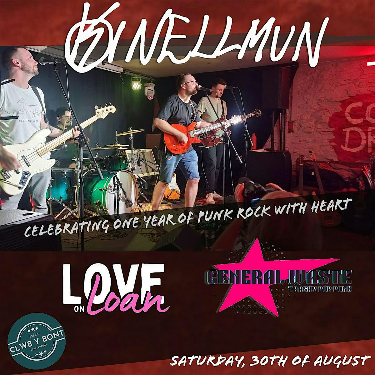 Kinellmun 1st Year Anniversary, 30 August | Event in Pontypridd | AllEvents