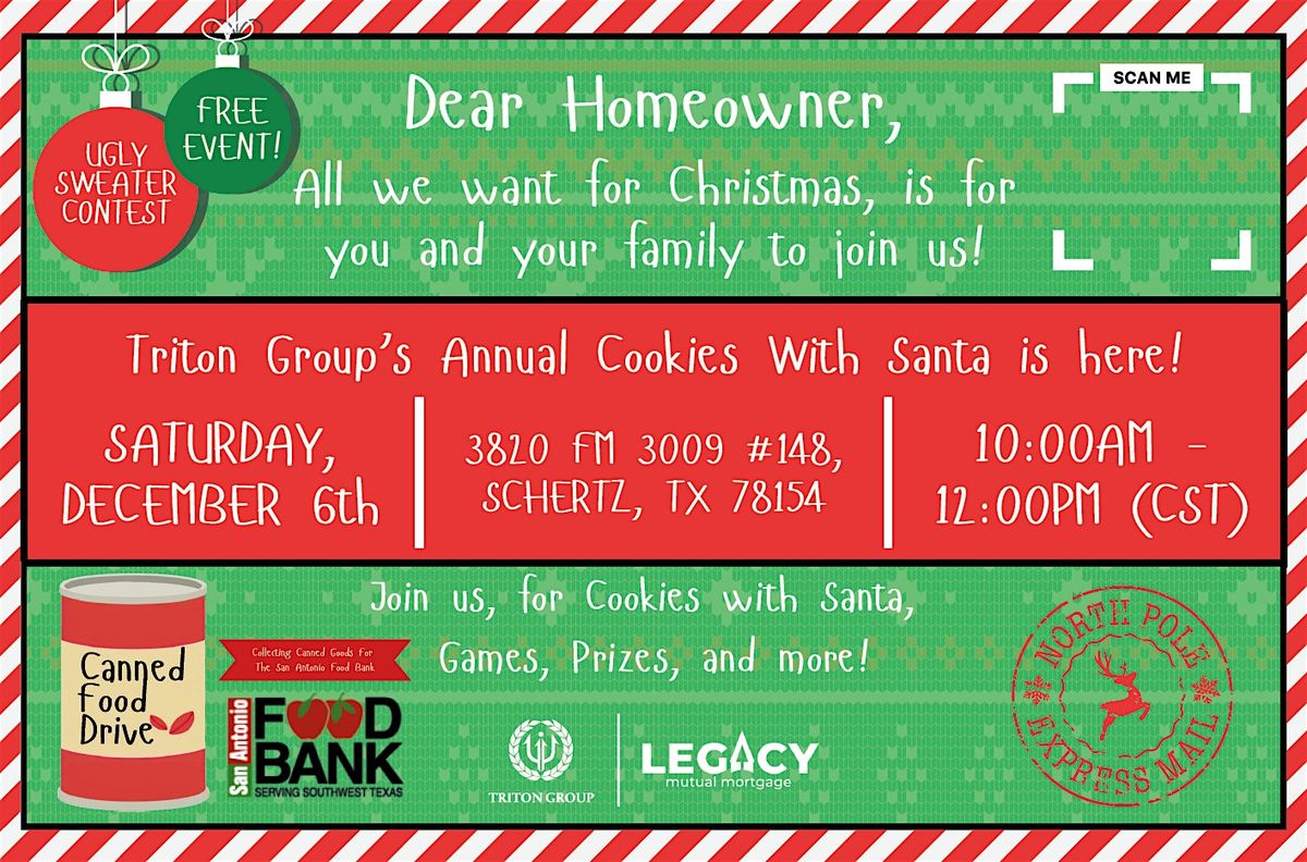 Cookies With Santa 2025, 6 December | Event in Schertz | AllEvents