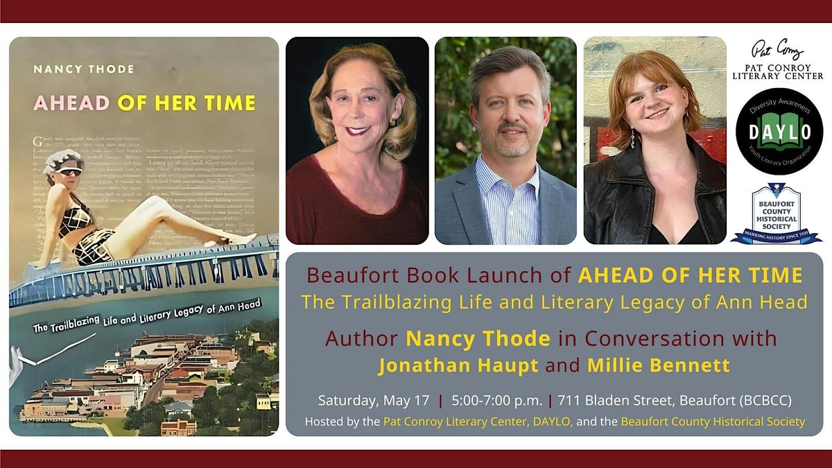 Beaufort Launch for Ahead of Her Time by Nancy Thode, 17 May | Event in Beaufort | AllEvents
