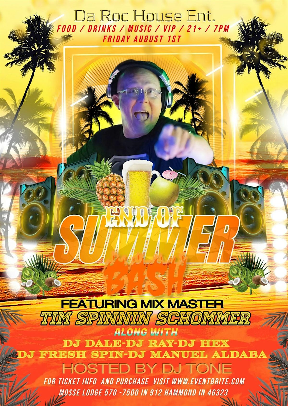 End of the Summer Bash, 1 August | Event in Hammond | AllEvents