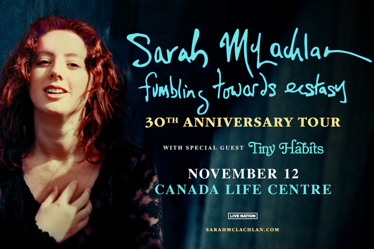Sarah McLachlan with Tiny Habits, 26 October | Event in London | AllEvents