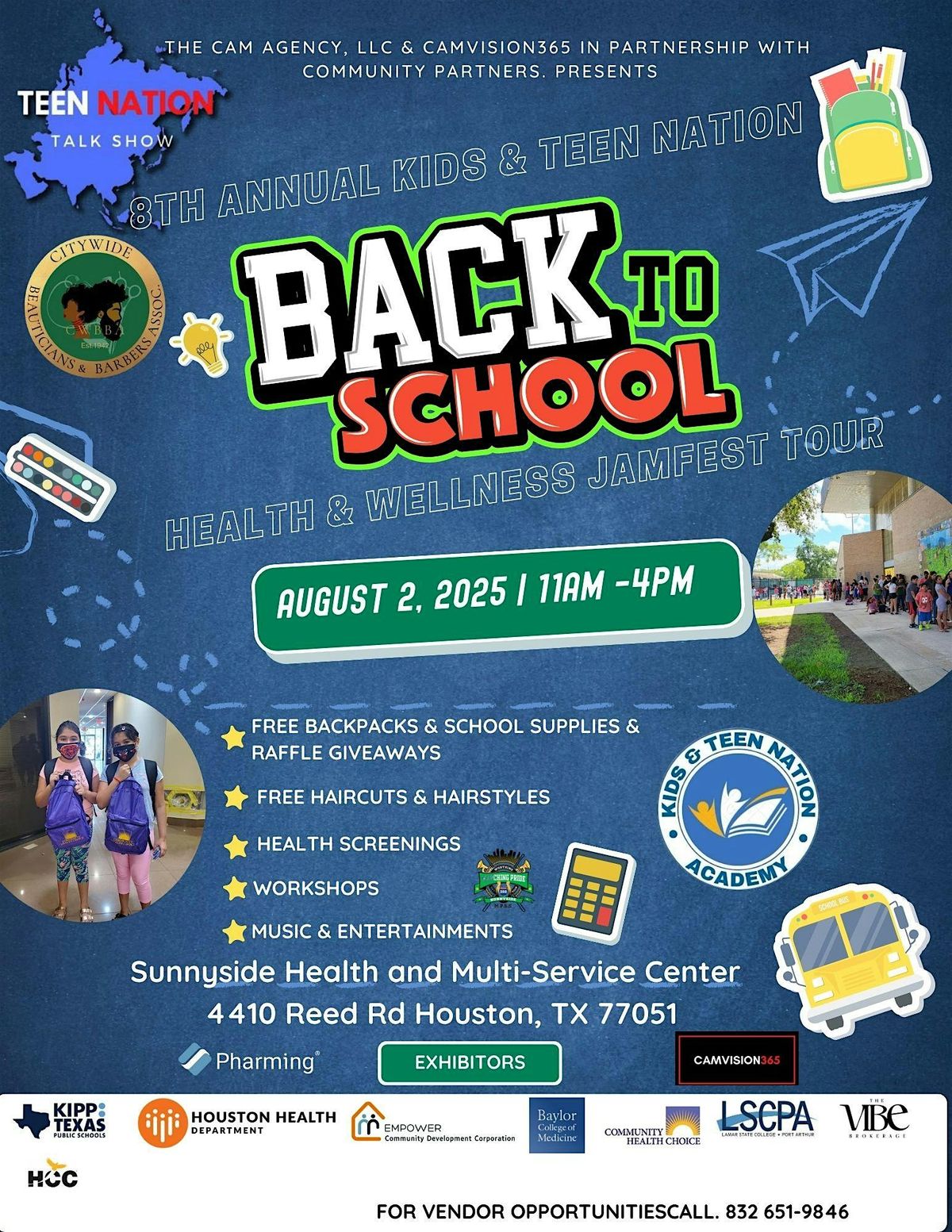 8th Annual Teen Nation Back To School-Health & Wellness Jam Fest, 2 August | Event in Houston | AllEvents