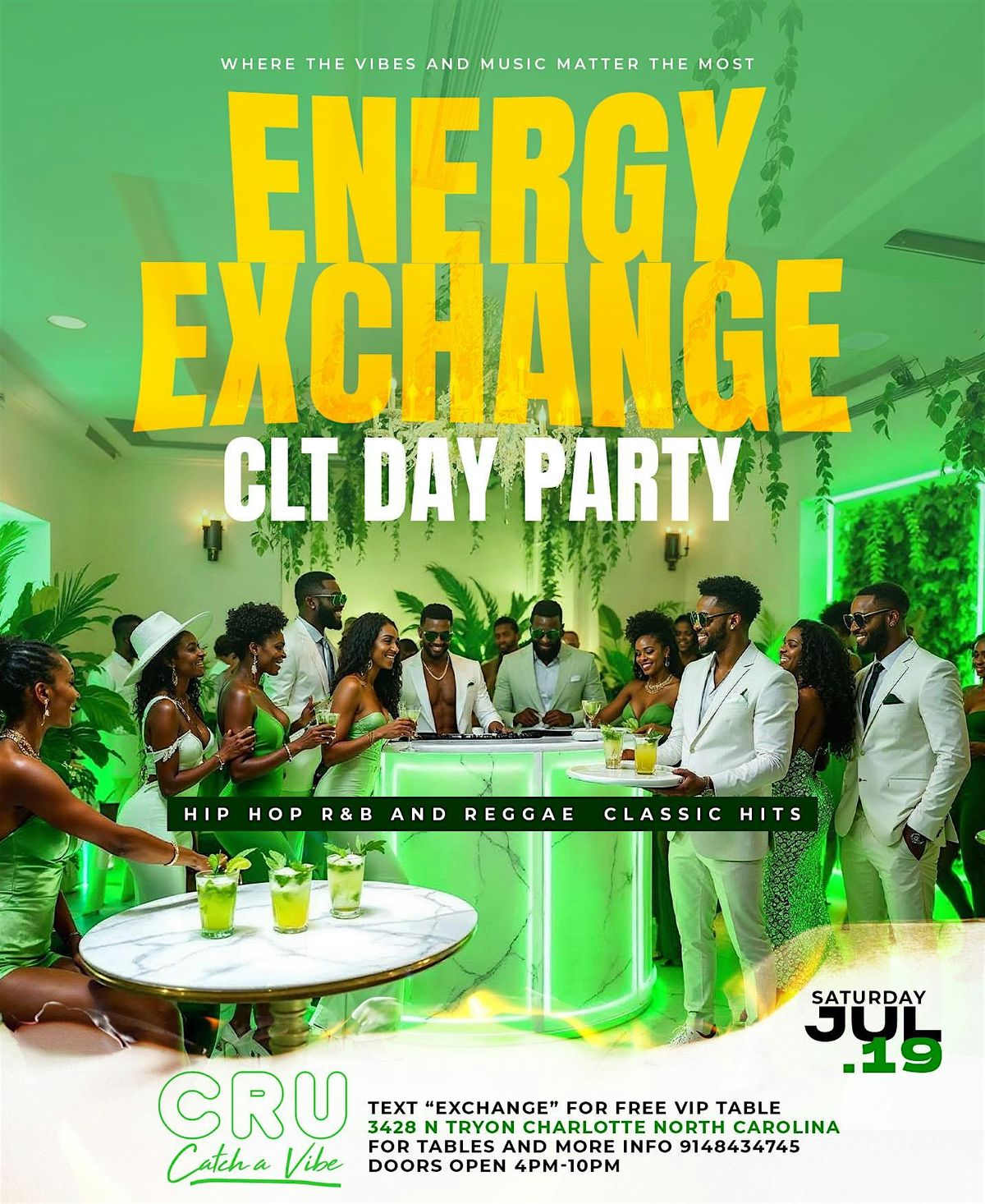 Energy exchange! $5 lamb chops free vip tables! $200 don rep, 23 August | Event in Charlotte | AllEvents