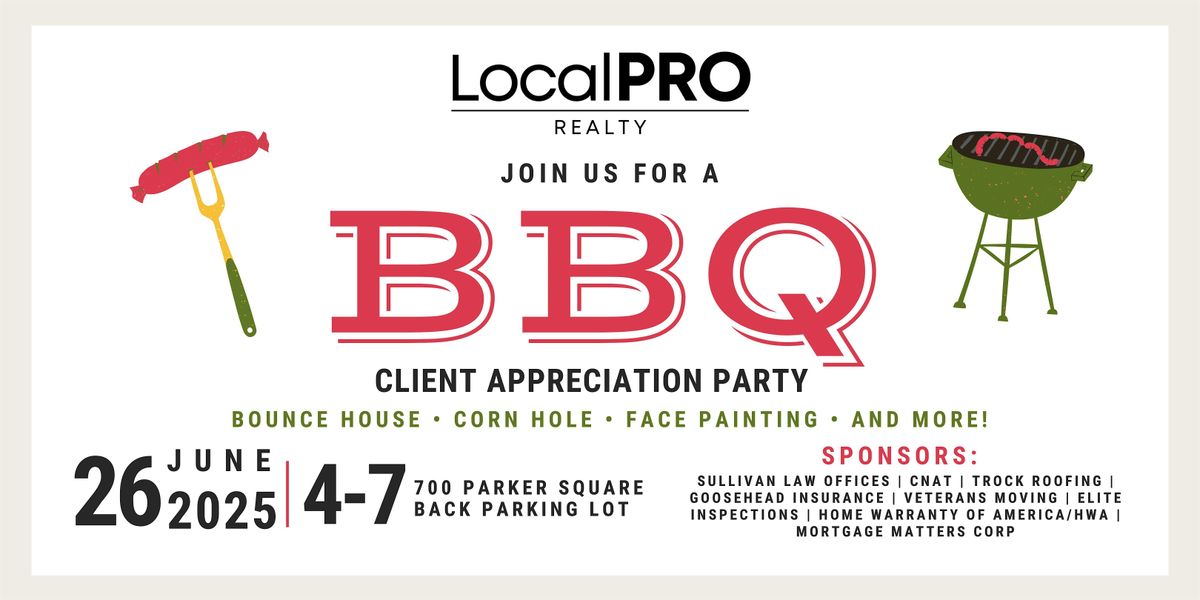 LocalPRO Client Appreciation BBQ, 26 June | Event in Flower Mound | AllEvents