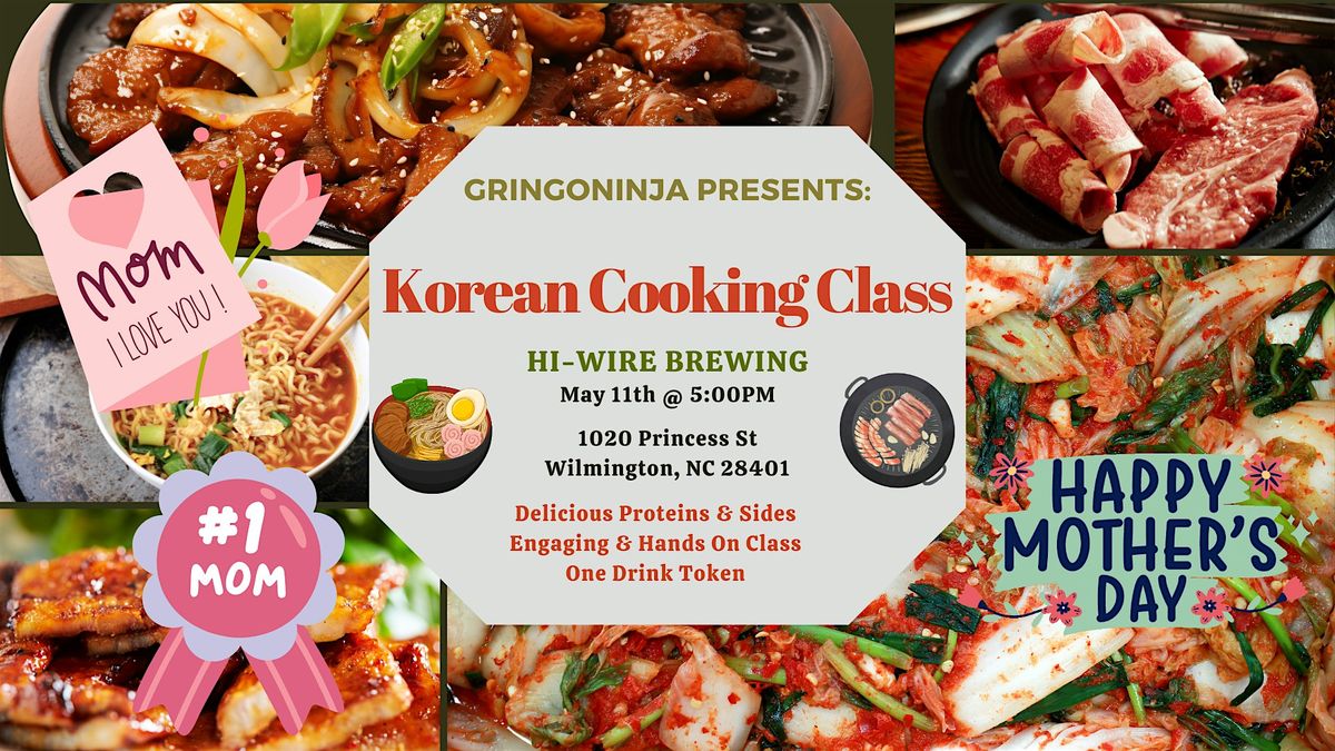 Mother's Day Korean Cooking Class, 11 May | Event in Wilmington | AllEvents