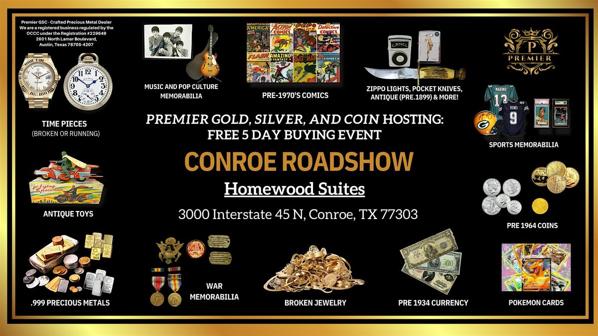 Conroe, TX FREE 5- Day Event, 15 July | Event in Conroe | AllEvents