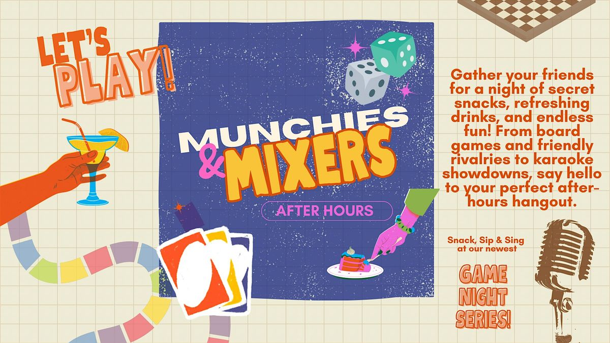 Munchies & Mixers: After Hours Game Night, 24 October | Event in Toronto | AllEvents