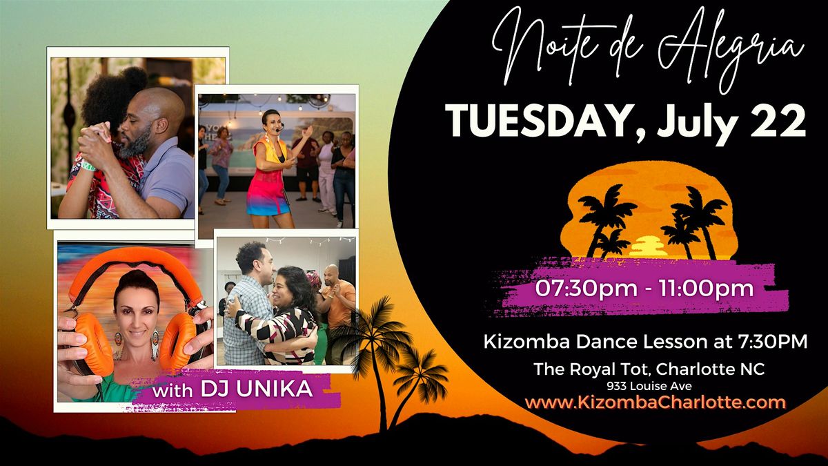 KIZZ ME Dance Night  - Afro-Caribbean Music (Kizomba dance lesson included), 19 August | Event in Charlotte