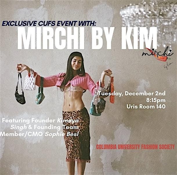 CUFS x Mirchi by Kim, 2 December | Event in New York | AllEvents