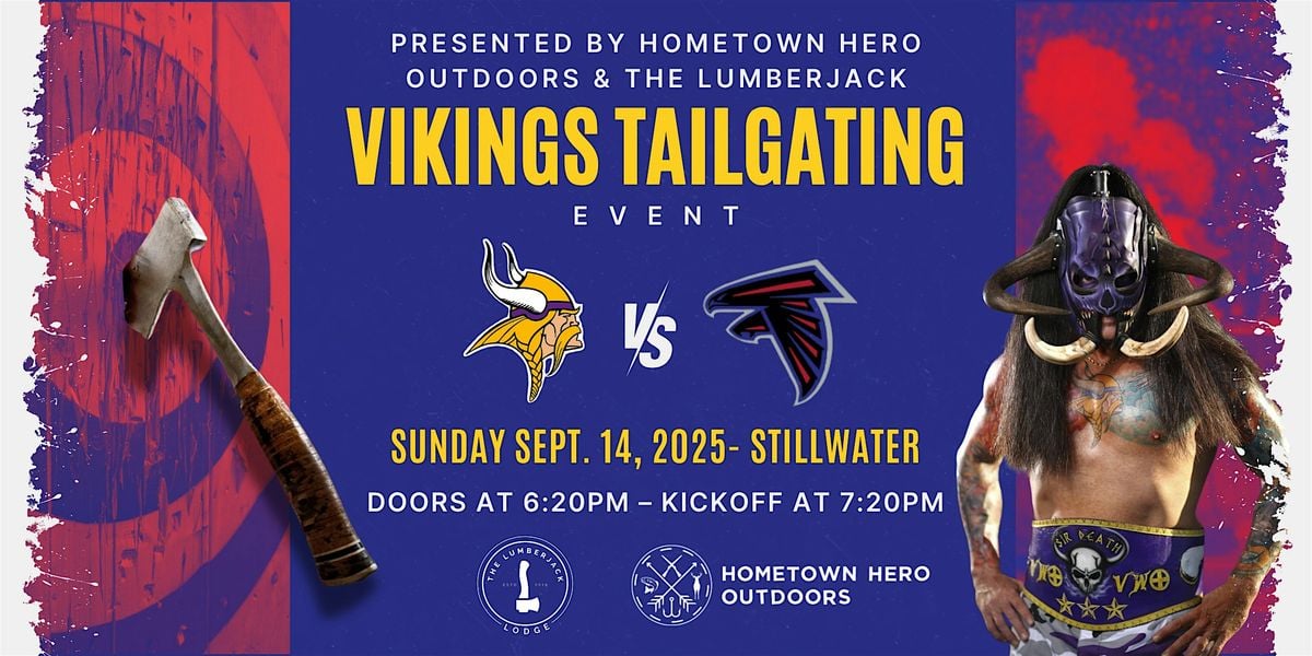 Tailgate for a Cause – Vikings vs. Falcons Tailgate, 14 September | Event in Stillwater | AllEvents