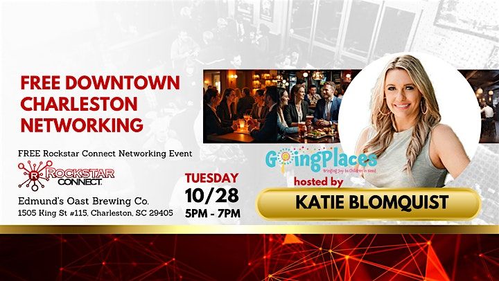Free Downtown Charleston Rockstar Connect Networking Event (October, SC), 28 October | Event in Charleston