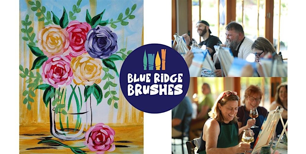 Paint + Sip: "Summer Bouquet" at Cave Hill Farms Brewing, 17 August | Event in McGaheysville | AllEvents