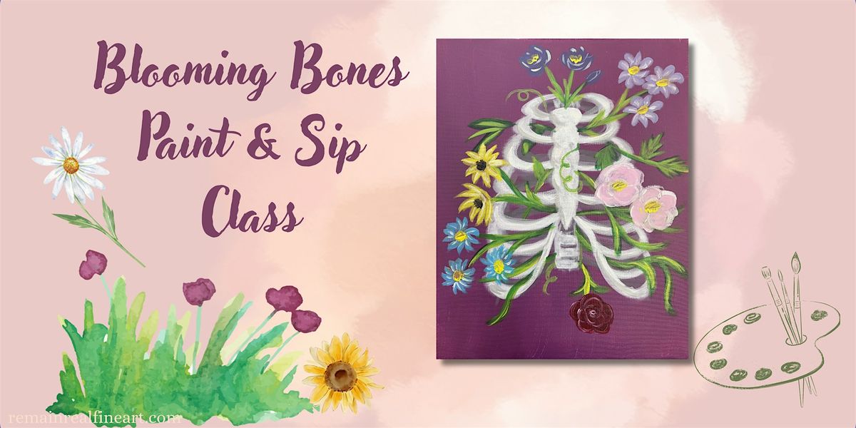 Blooming Bones Acrylic Paint & Sip Class, 24 May | Event in Denver | AllEvents