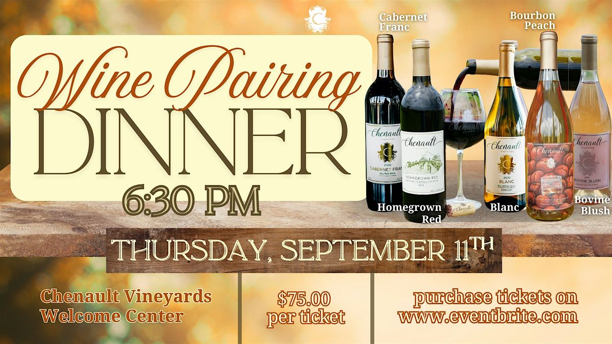Fall Wine Pairing Dinner, 11 September | Event in Richmond | AllEvents