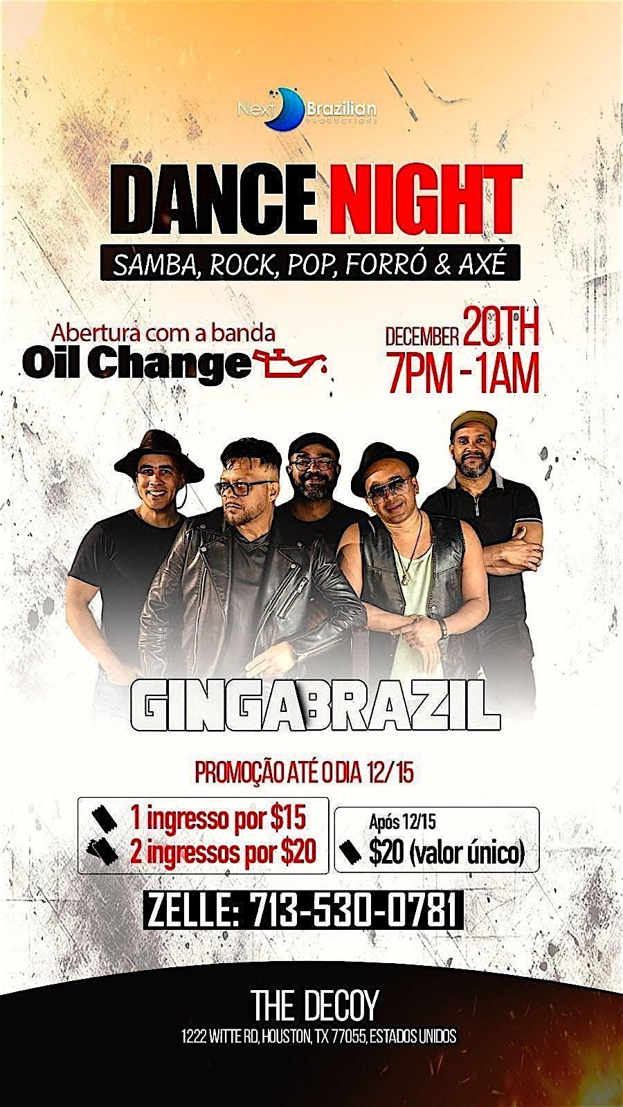Dance Night with Ginga Brazil Band