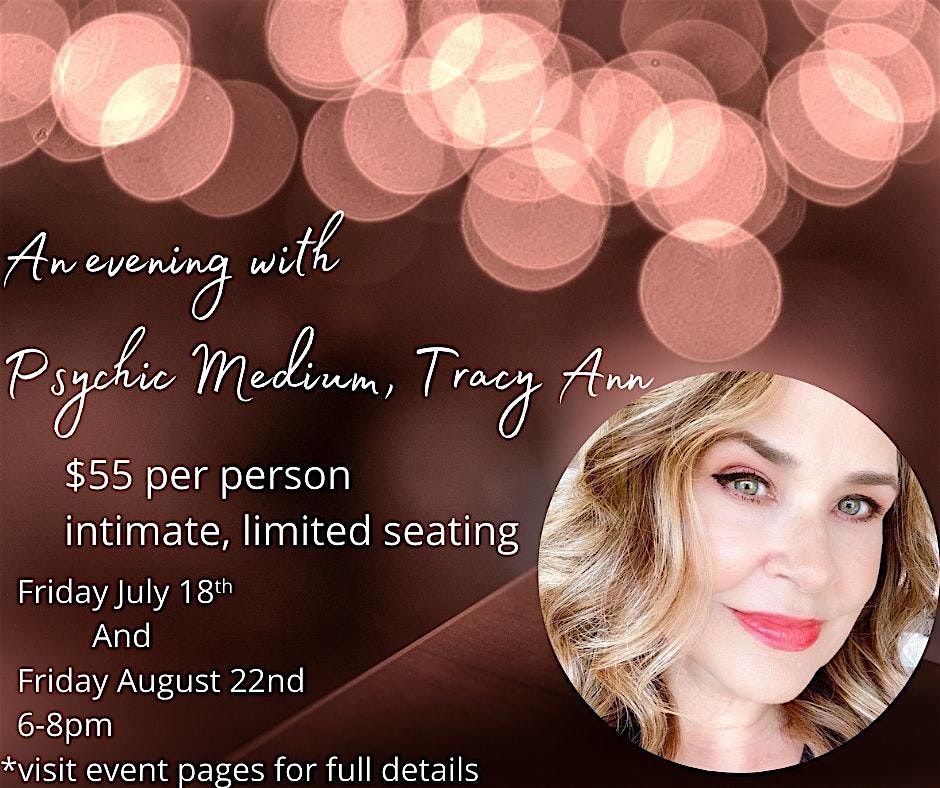 8/22 Psychic Medium, Tracy Ann at the Grey Goat, 22 August | Event in Branford | AllEvents