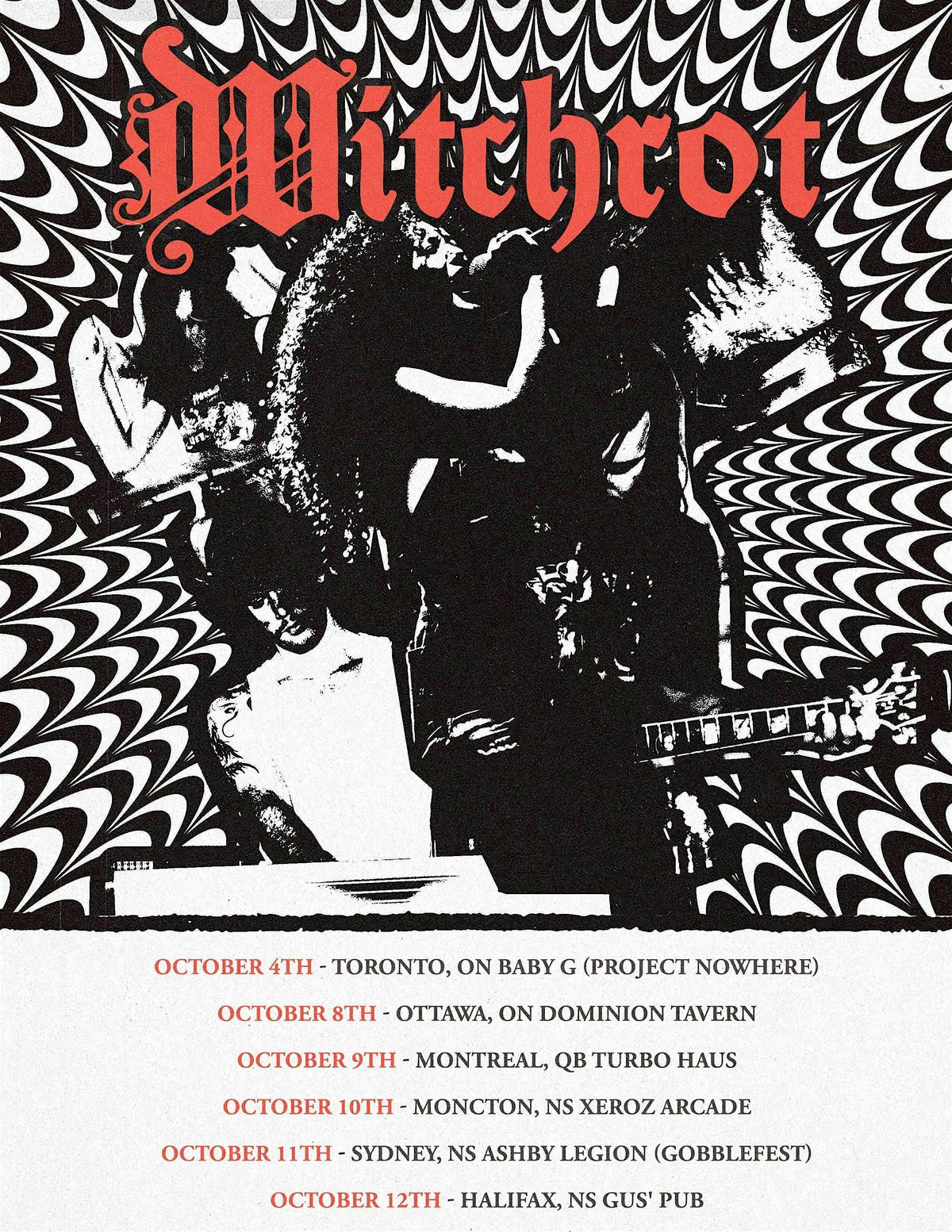 Witchrot, Subsun, Altar of the Fuzz, 8 October | Event in Ottawa | AllEvents