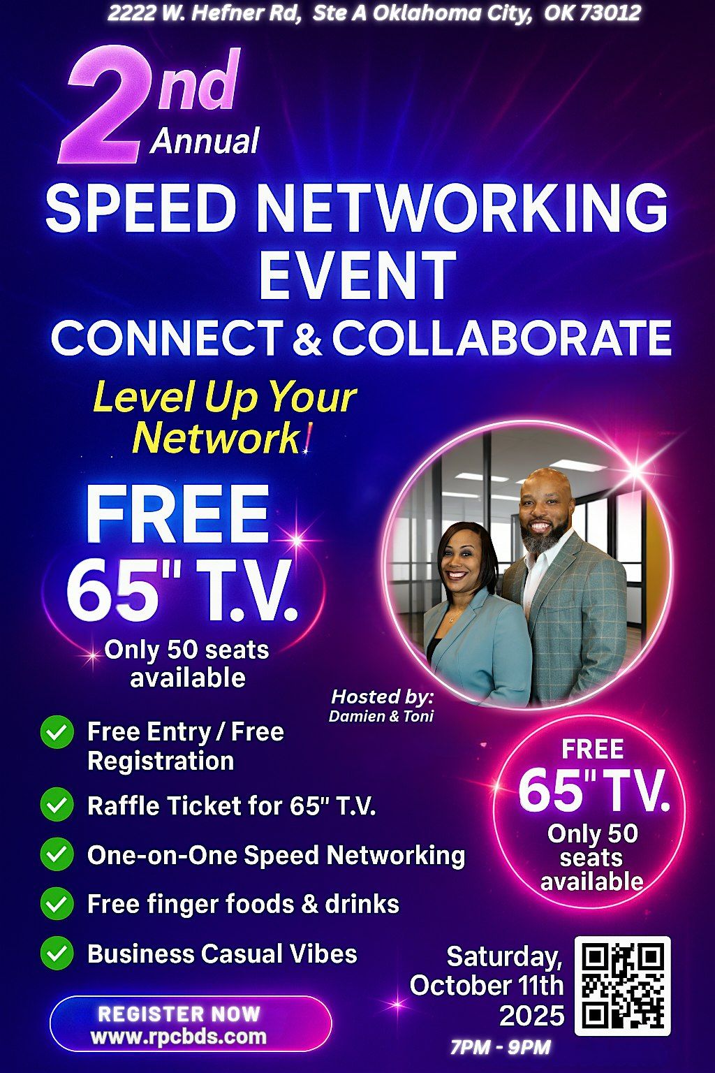 2nd ANNUAL SPEED NETWORKING, 11 October | Event in Oklahoma City | AllEvents