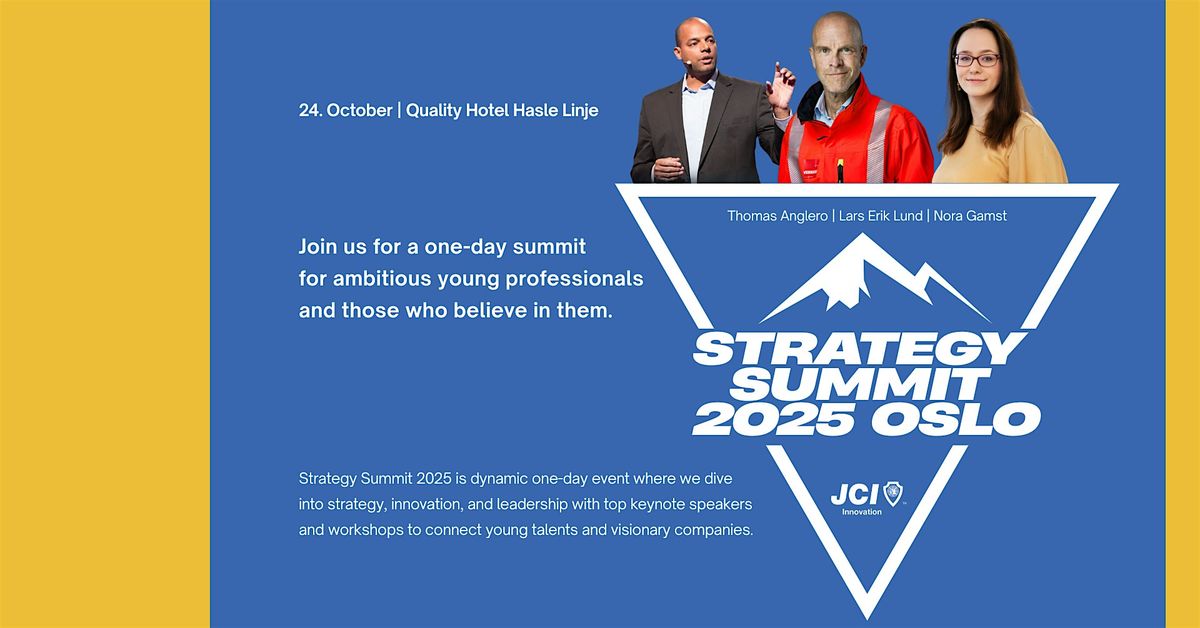 Strategy Summit 2025, 24 October | Event in Grünerløkka | AllEvents