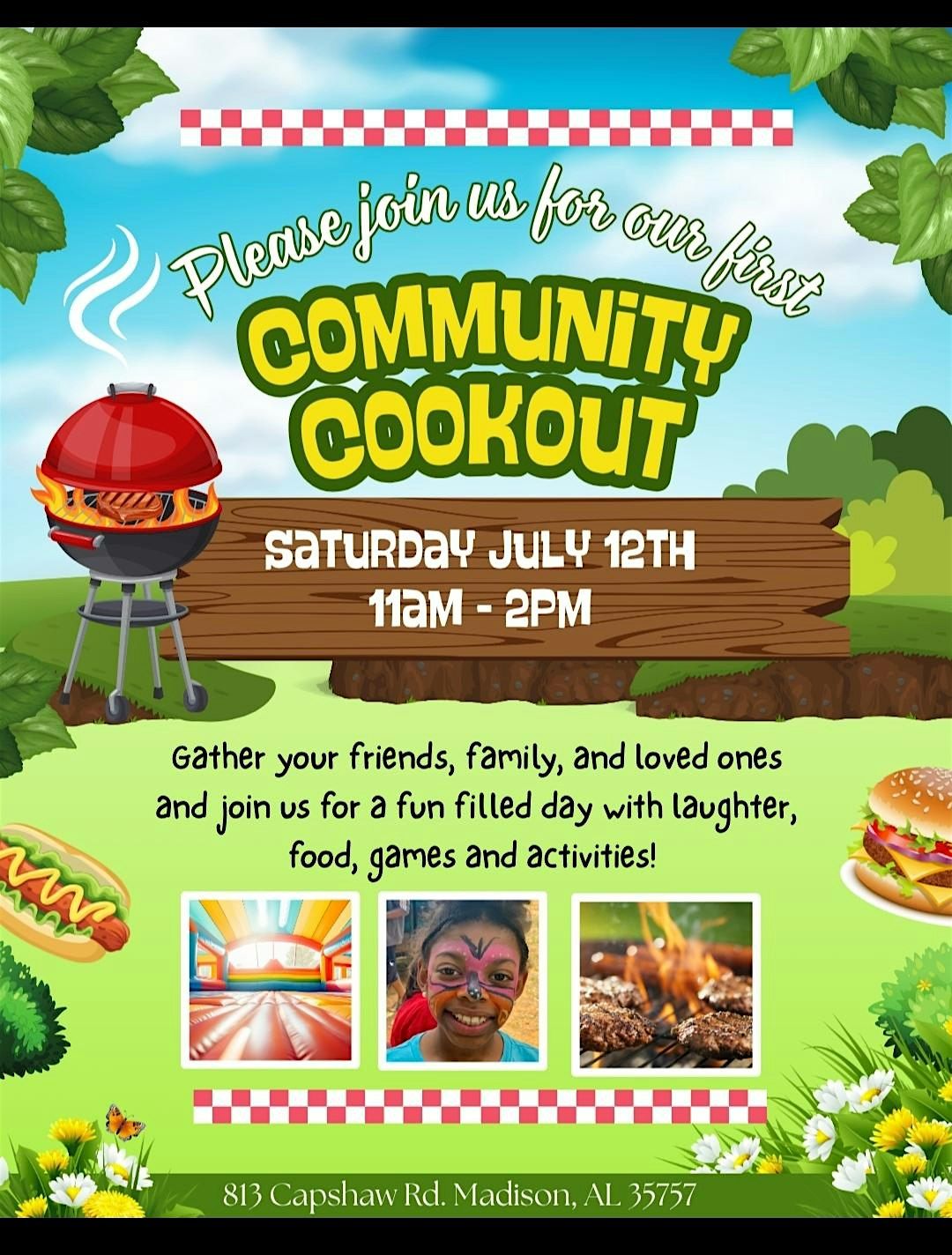 Community Cookout, 12 July | Event in Madison | AllEvents
