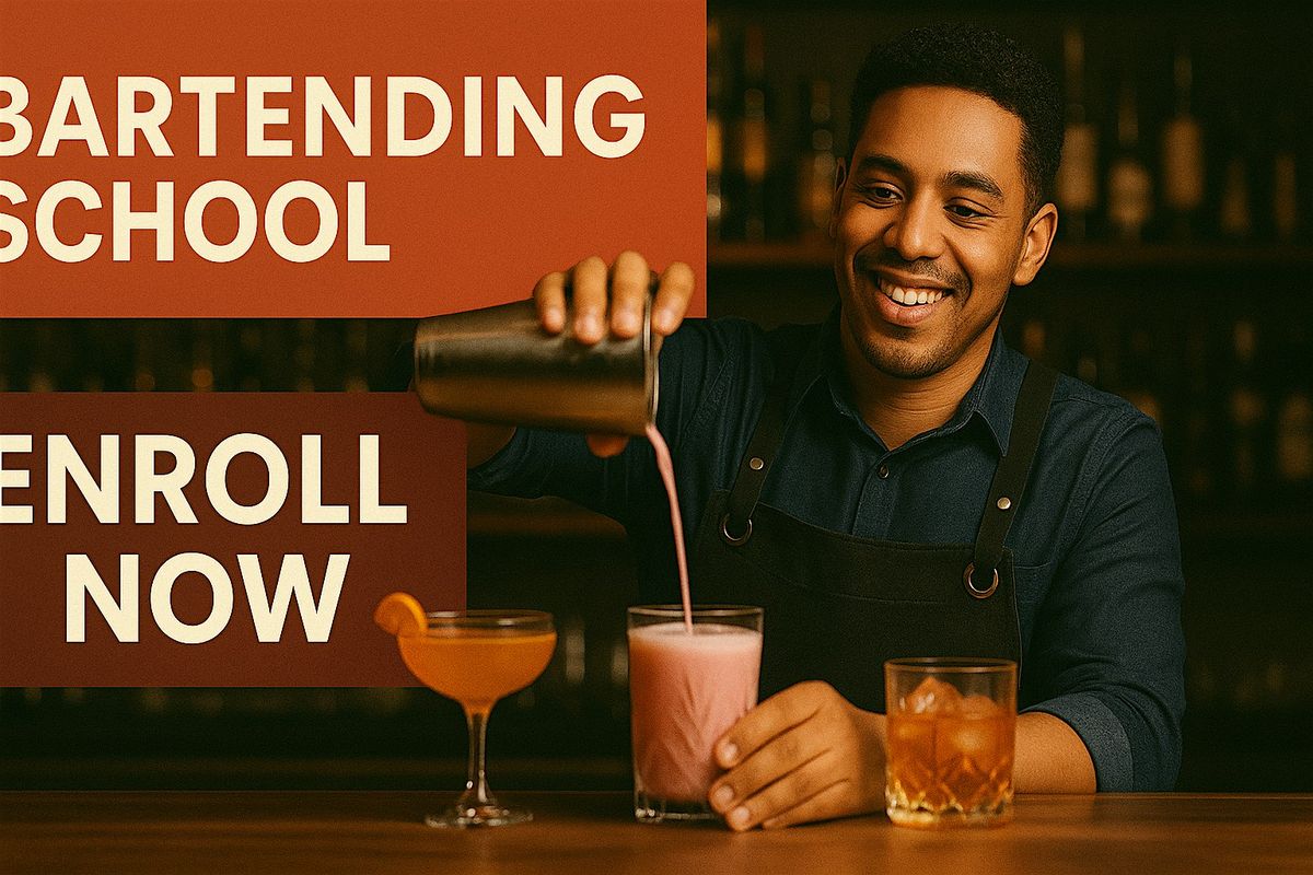 Become A Bartender - 1 Day Class! CLT's #1 Bartending School!, 28 June | Event in Charlotte | AllEvents