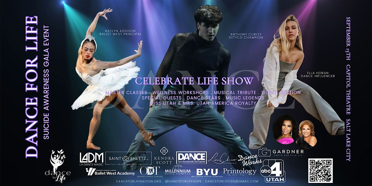 Dance for Life Suicide Awareness Gala Event, 13 September | Event in Salt Lake City | AllEvents