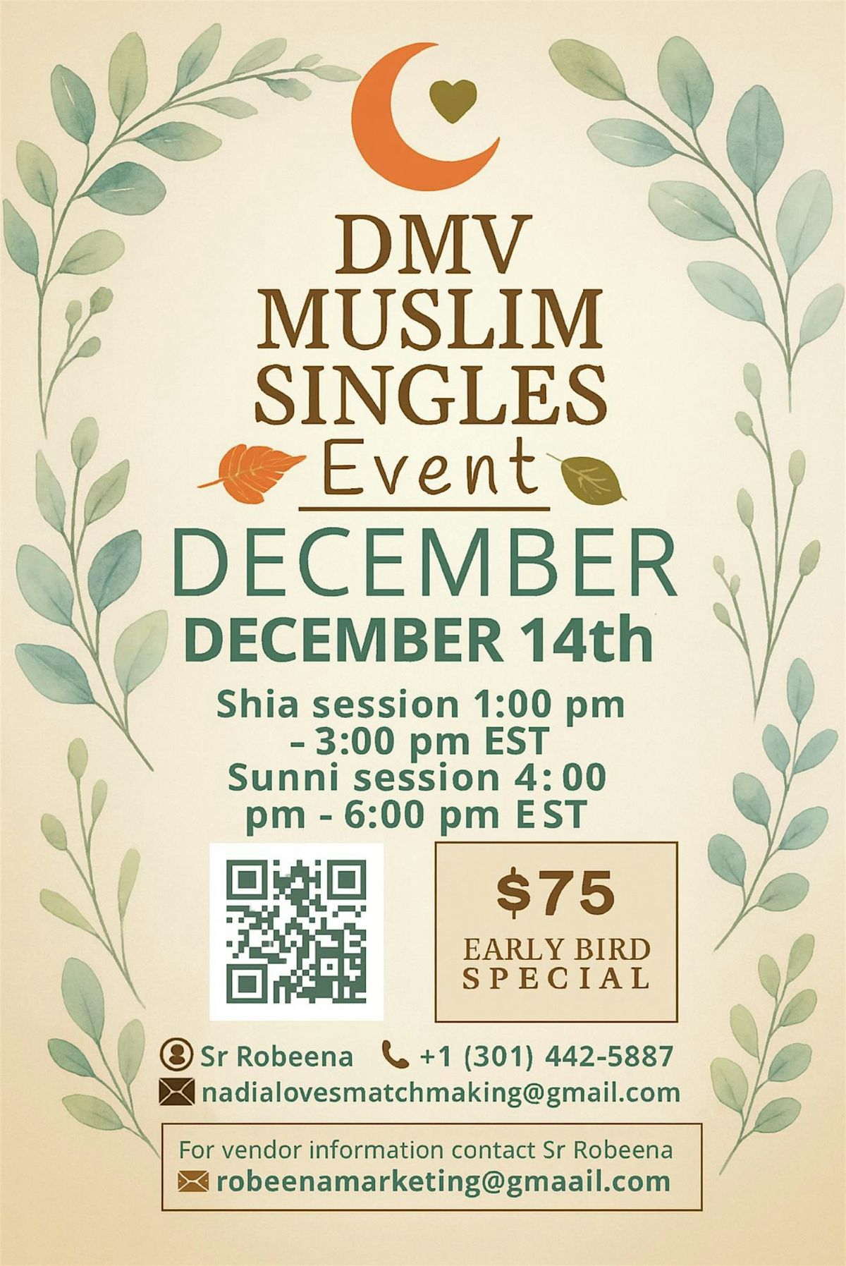 DMV Muslim Singles Event, 14 December | Event in Herndon | AllEvents