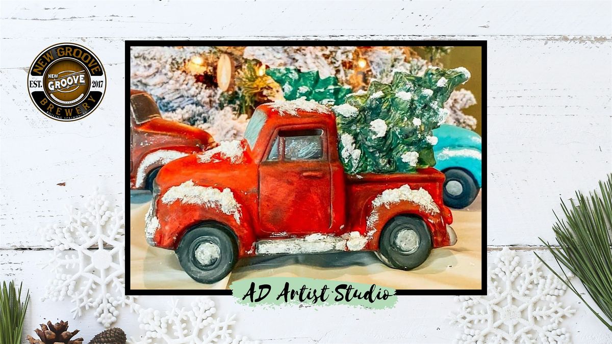 Ceramic Truck & Tree Brushes & Brews at New Groove, 8 December | Event in Boiling Springs | AllEvents