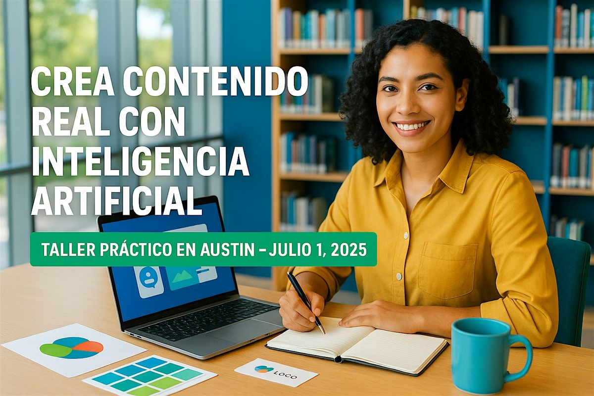 Taller práctico: Crea contenido real con Inteligencia Artificial, 1 July | Event in Austin | AllEvents