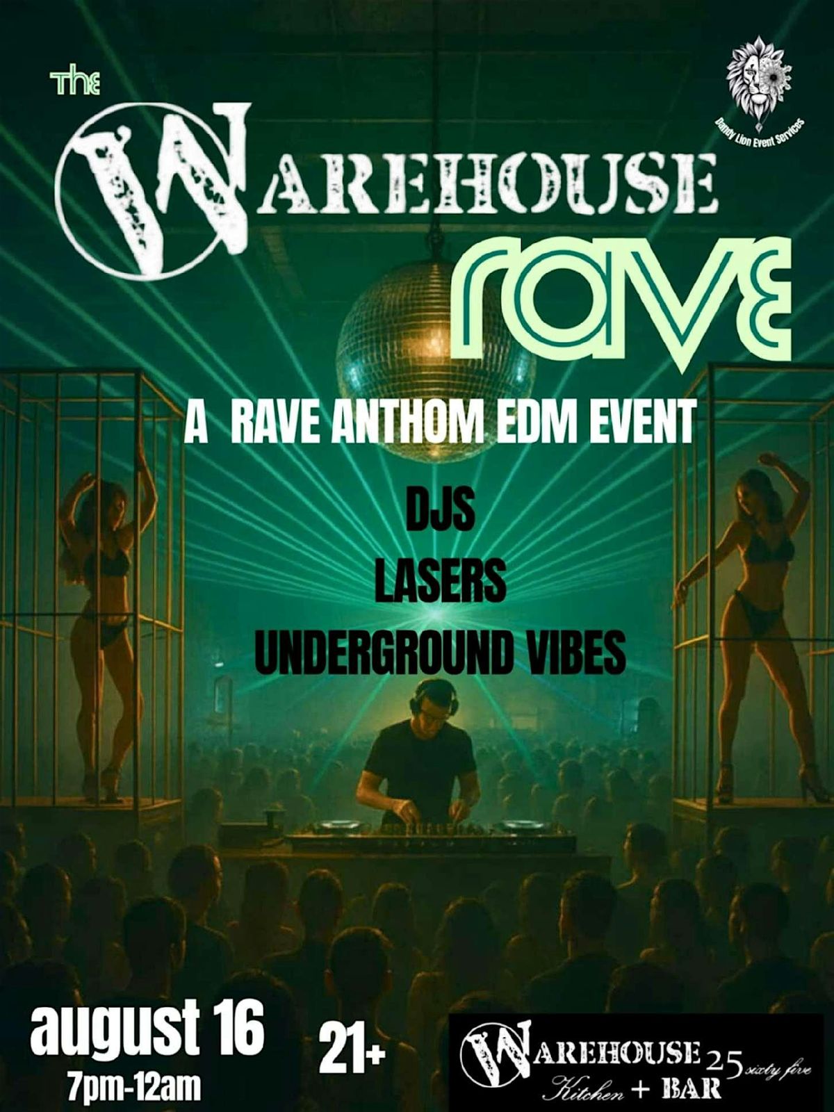 The WAREHOUSE RAVE, 16 August | Event in Grand Junction | AllEvents